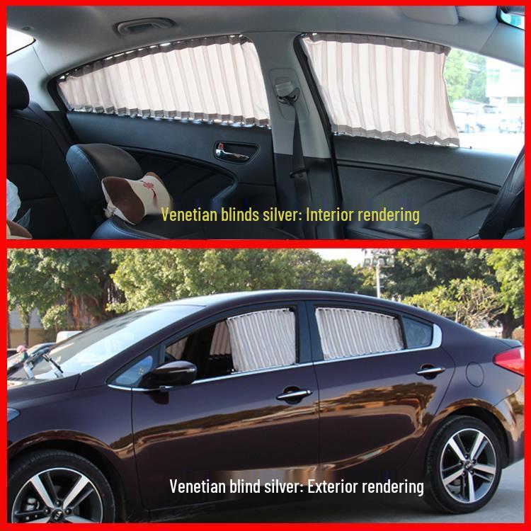 Ford Edge Privacy Sunscreen Blinds – Aluminum Alloy Track, Car Curtains for Shading