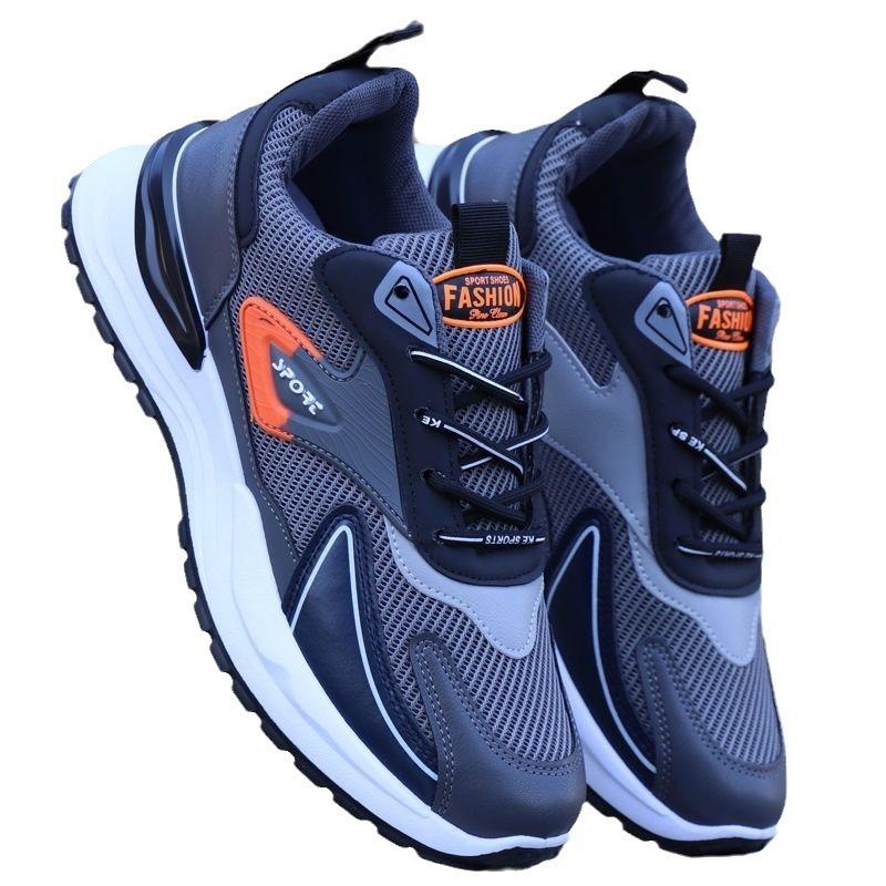 Sneakers spring and summer new men's shoes fly-woven mesh breathable running shoes fashionable versatile casual shoes