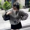 French Style Round Neck Plaid Shirt Retro Long Sleeve Women Shirts Versatile Gentle Women Blouse