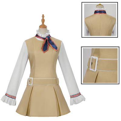 Movie M3GAN 2.0 Cosplay Costume Wig Outfit Megan Cosplay M3GAN Dress Socks Full Set Halloween Role Play Uniform