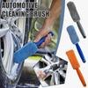 Microfiber Tire Brush with Long Handle Car Wheel Cleaning Tool with Soft Bristles Scratch-Free Essential Auto Detailing Accessory