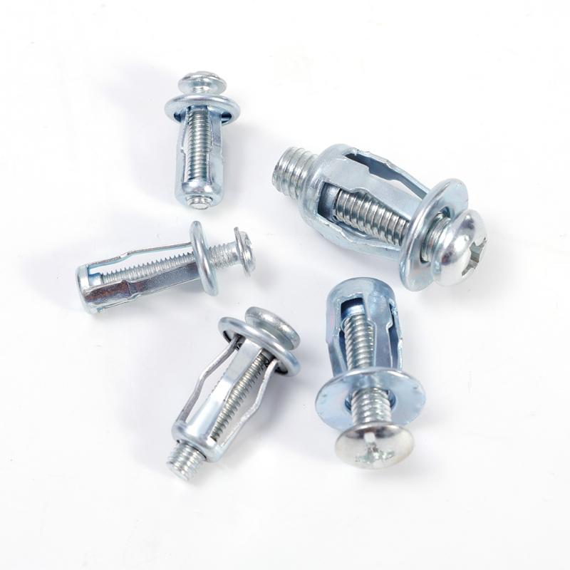 4PCS M4 M5 M6 M8 Petal Rivet Lock Nuts with Screw Fixed License Plate for Car Vehicle Screw Iron Skin Metal Screw Jack Nuts