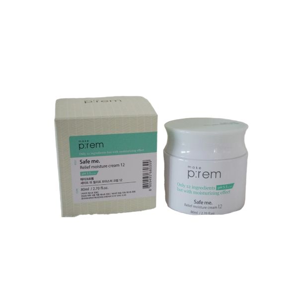 make p:rem Safe Me. Relief Moisture Cream 12 (80ml) 1ea Daily Face Cream Moisturizer K-Beauty