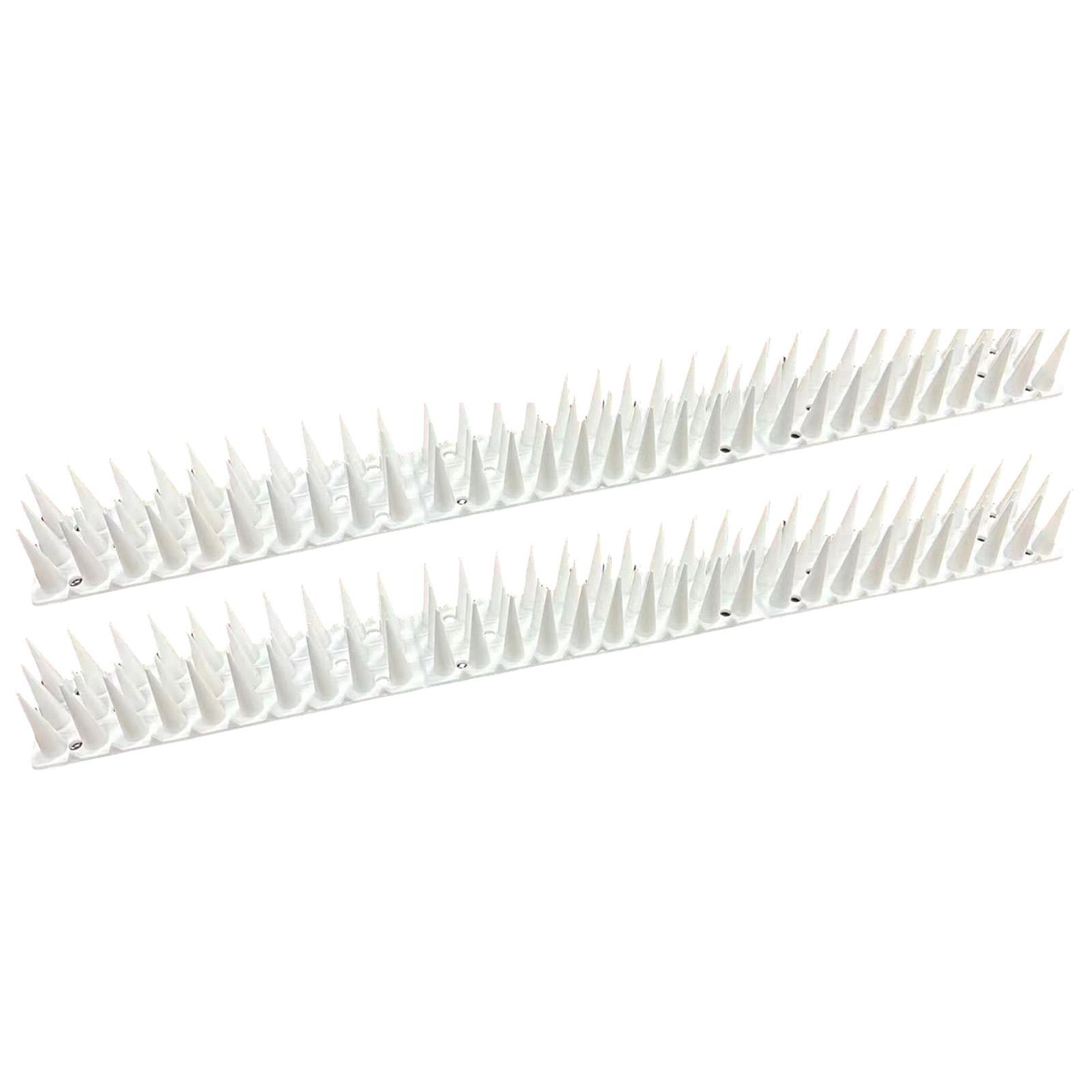 

2pc Bird Deterrent Spikes Anti-Climb Barrier Strips for Window Sills Roofs Ledges and Outdoor Surfaces Durable and Weather Resistant
