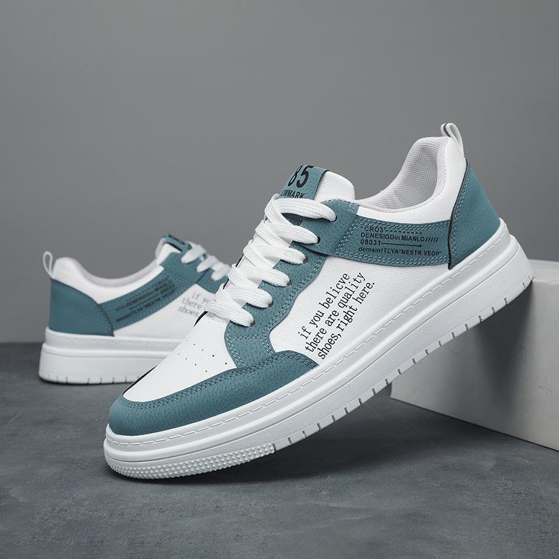Herrenschuhe 2024 neuer Trend vielseitiger Nischendesign-Sinn lässige flache Schuhe Studenten-Sport-Trendschuhe