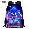 Sonic Schoolbag Large Capacity Multi-Function Spine Protection To Reduce The Burden Of Student Party Essential Comfortable Schoolbag