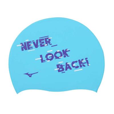 Mizuno Silicone Swim Cap for Competitive Swimming and Fitness 2024 Unisex Size F [Fall/Winter Model] N2JWB540, (Turquoise)
