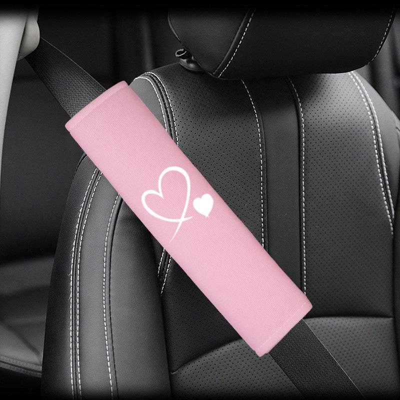 

Ice Silk Car Seat Belt Shoulder Pad - Soft, Long-Distance Anti-Strangle Cover