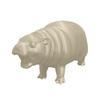Simulation Hippopotamus Figurine Roaring Hippo Statue River Horse Sculpture Educational Toy
