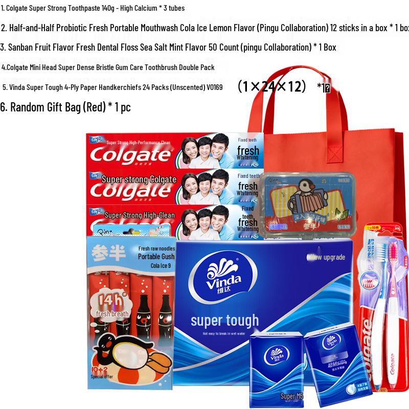 Colgate Calcium Strong Ice Cool Oral Care Set