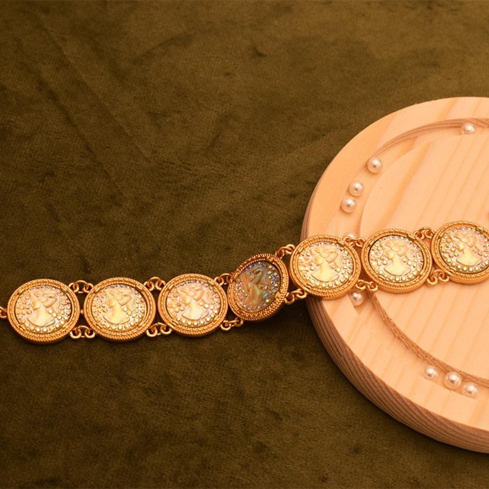 Eastern Style Turkish Chain Bracelet Elegant Retro Earrings Fashion Vintage Bangles  Bridal Gifts