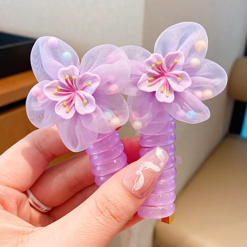 Kids' Butterfly Hair Tie Set: Sweet, Colorful Ponytail Holders and Braid Accessories