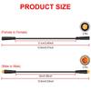Waterproofed Throttles Cable Universals Electric Bike Sensors Thumb Throttles Cable for Easy Installation