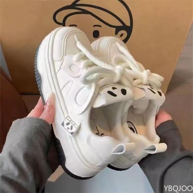 Women's Versatile Thick Soled New Spring Casual Sports Shoes Simple Comfortable Wear-resistant Breathable Women's Shoes