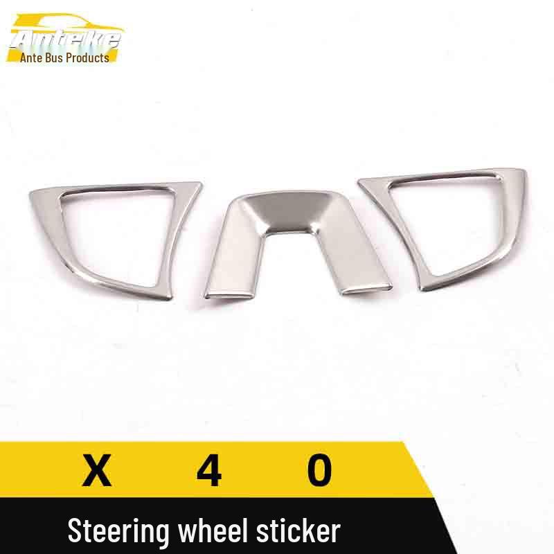 Besturn X40 Steering Wheel Stainless Steel Decoration Frame for Dashboard & Console