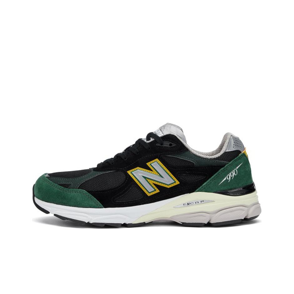 

New Balance 990v3 Black Green Yellow