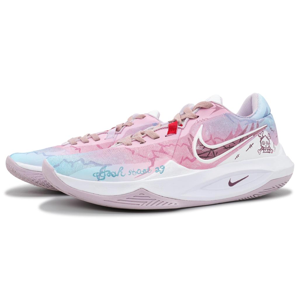 Nike Precision 6 Basketball Shoes Unisex Low Top Pink DD9535-100(Team758-)