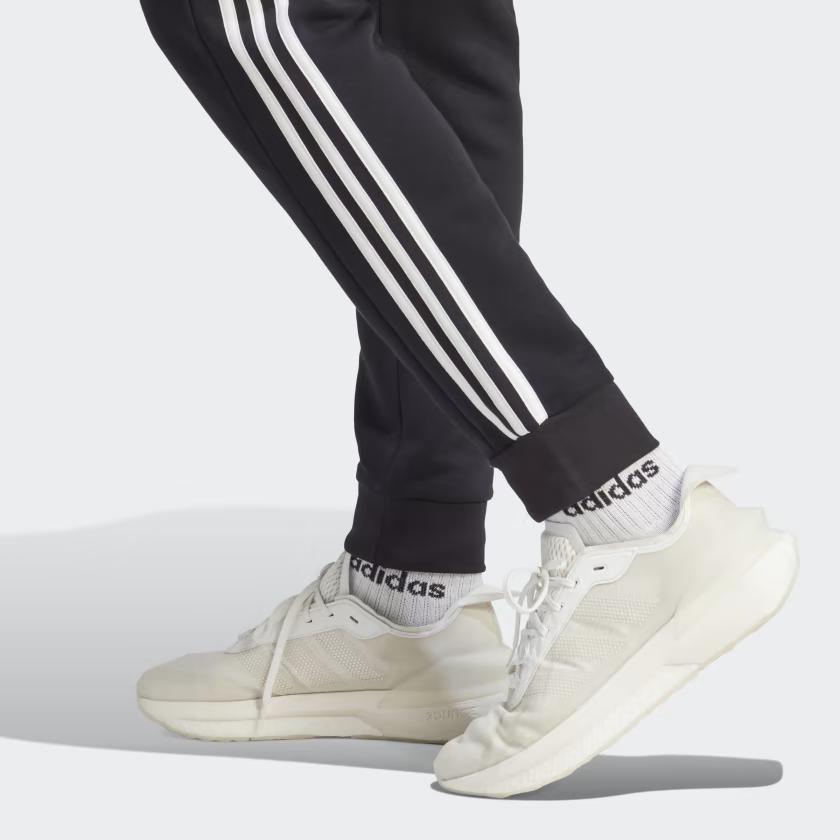 New Adidas Free Shipping With AdiClub Essentials Fleece 3 Stripes Tapered Cuff Pants IB4030