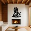 Metal Lion Wall Art, Roaring Jungle King Decor, Powerful Wildlife Metal Wall Sculpture, Animal Home Decoration