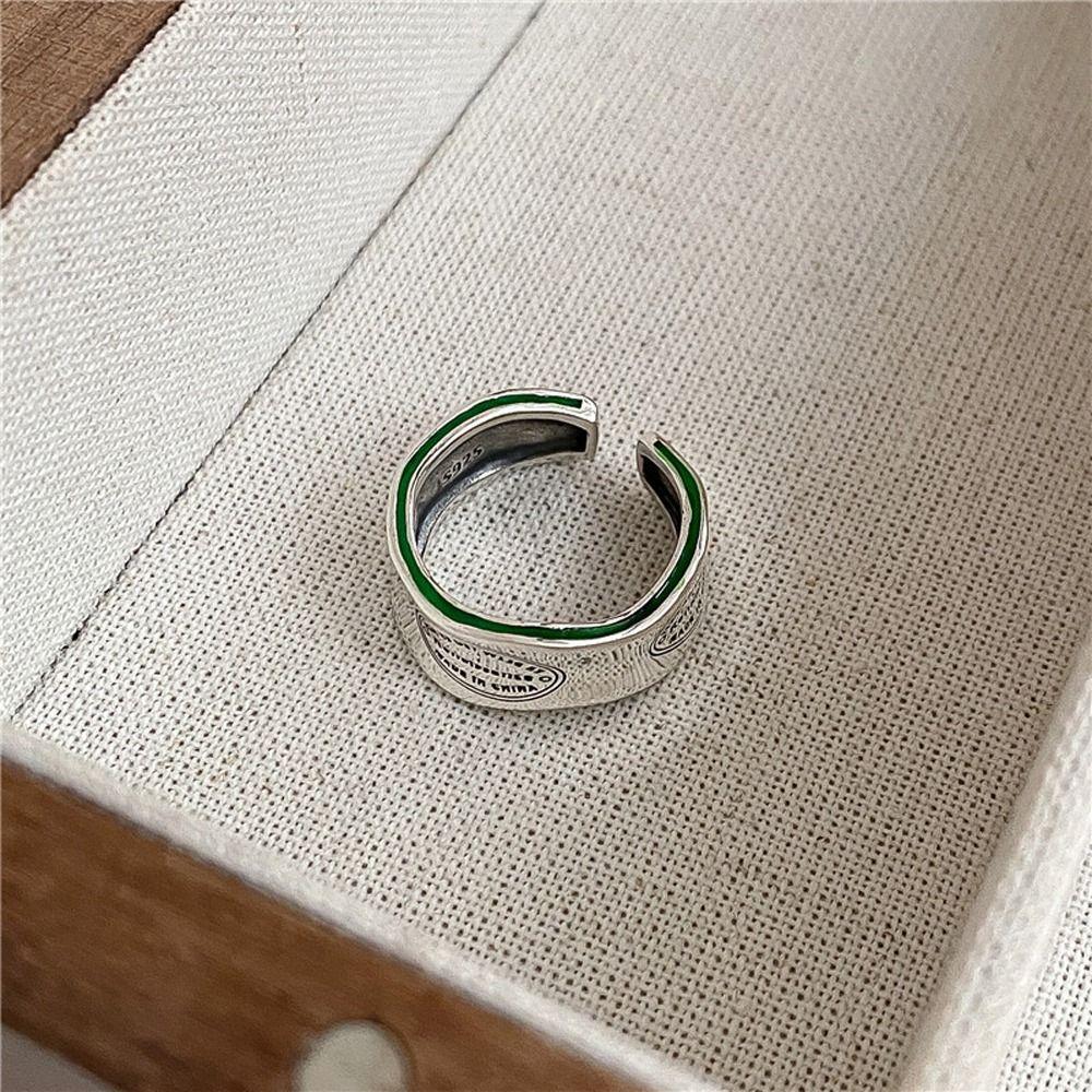 Design Girl Gift Wavy Pattern Vintage Ring Women Opening Ring Fashion Jewelry Korean Style Ring