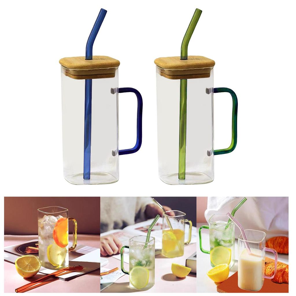 Drinking Clear Glasses Birthday Gifts for Iced Cold Beverages Green