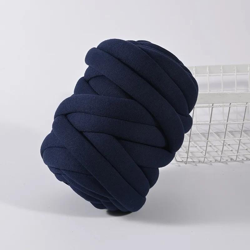 500G isländische ultradicke Wolle entkernte Baumwolle Kristall Samt Handgewebtes Material DIY Weben Handtasche Haustier Nest
