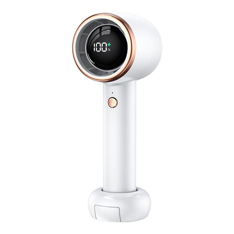 

Compact Handheld Bladeless Mini Fan with Strong Wind 57*60*165MM