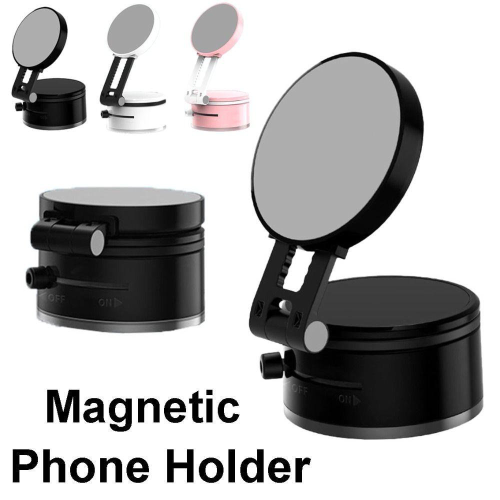 

360° Rotation Car Navigation Bracket Adjustable Adsorption Bracket Magnetic Phone Holder чорний