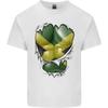 The Jamaican Flag Ripped Muscles Jamaica Unisexs Light Cotton TShirt