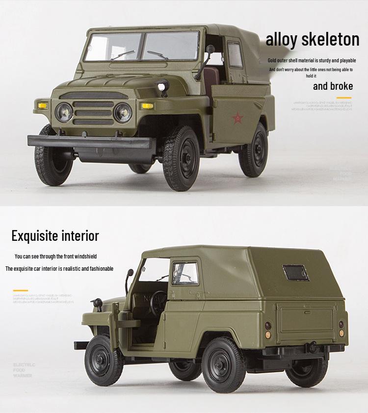 Shenghui 1:36 Jiefang Truck Alloy Model Pull-Back Toy with Sound & Light (Boxed).