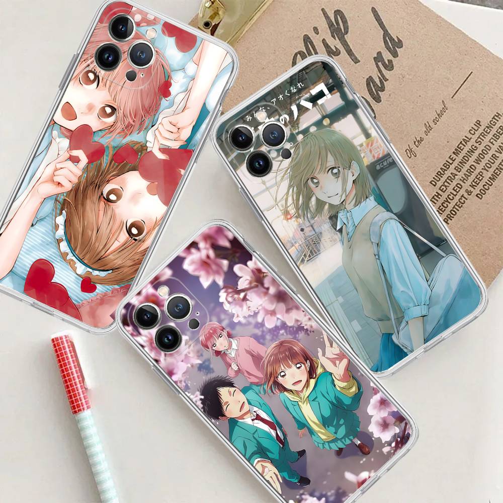 Anime B-Blue Box Phone Case For iPhone 17 16 14 11 12 13 15 Pro Max 14 Plus 17 Air Cover