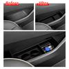 LUCKEASY for Chevy Traverse 2025 2024 Car Center Console Lower Storage Box Organizer Accessories Tidying ABS Black