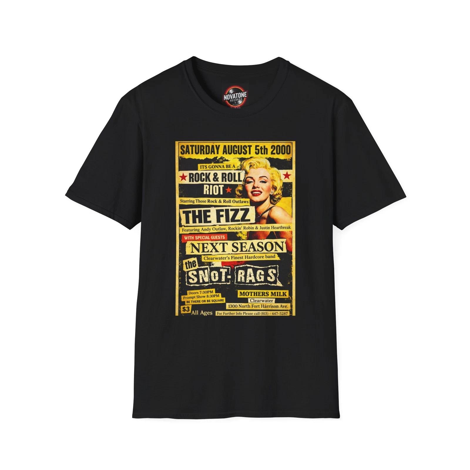 The Fizz Marilyn Monroe Flyer T shirt | Novatone Records L