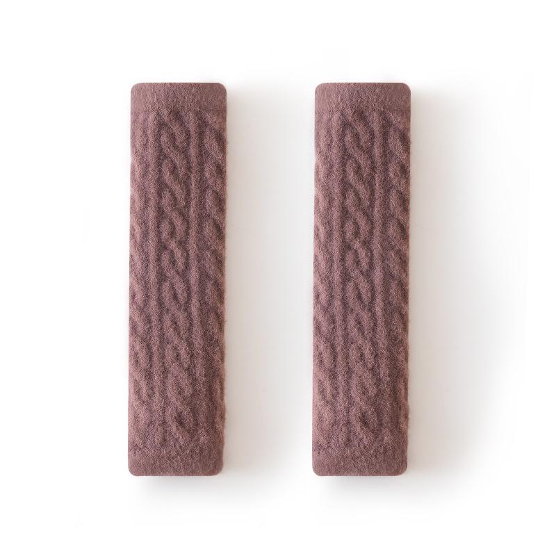 Knebeskyttere for barn høst/vinter: Tykke, høy elastisitet, komfortable, ikke-klemmende, australsk fløyel, varme klasse A-sokker.