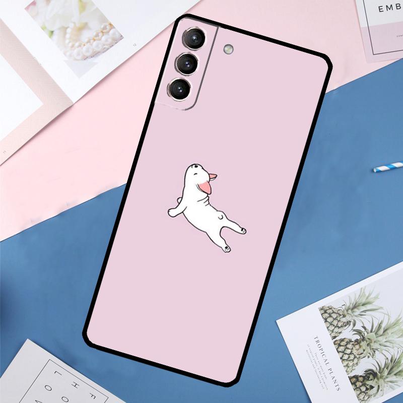 French Bulldog Case For Samsung Galaxy S24 Ultra S20 S21 S22 S23 S25 Ultra S9 S10 Plus S25 FE Back Cover