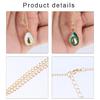 Multipurpose Avocado Necklace Portable Alloy Colorful Choker Pendant Supplies for Most Trendy Women Ladies Daily Use