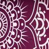 Bless International Beautiful Indian Bohemian Psychedelic Hippie Ombre Window Curtain Panels for Bedroom, Living, Balcony (Purple Pink Flower)