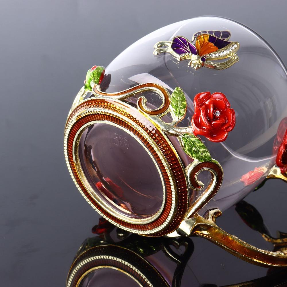 Heat-Resistant Coffee Cup Glass Tea Mug Teaware Enamel Flower Tea Cup  Gift