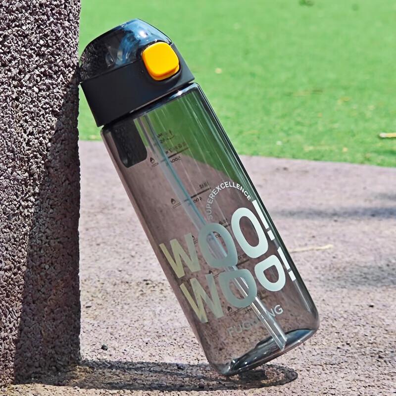 FUGUANG Large Capacity Straw Sports Water Bottle