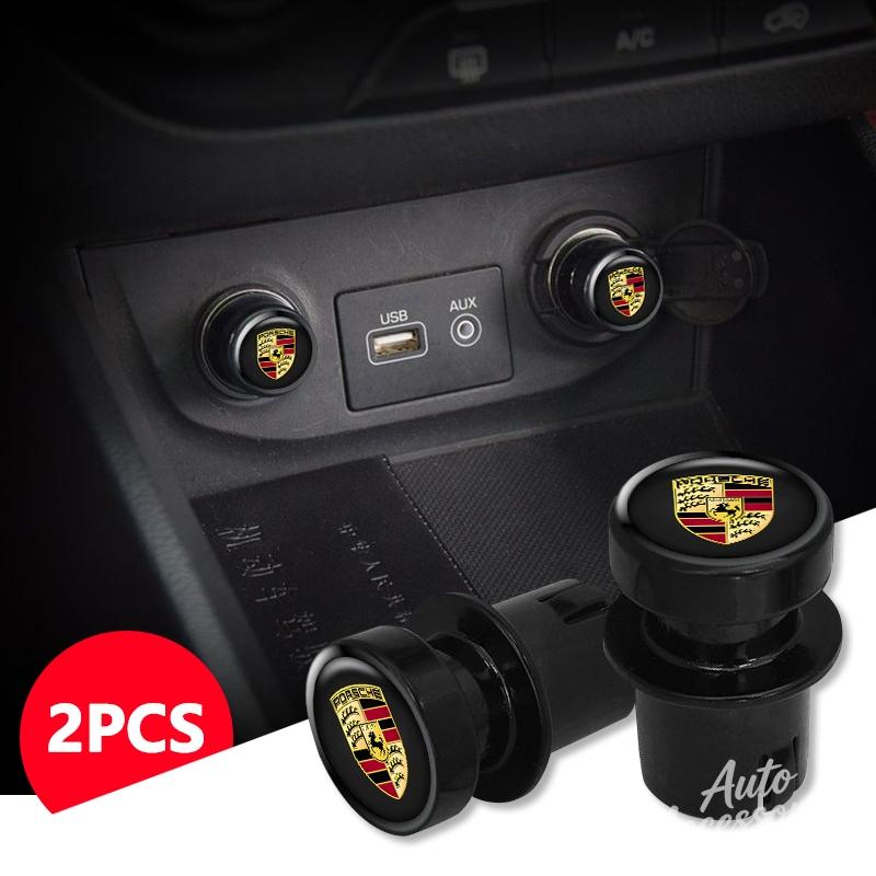 Car Cigarette Lighter Dust Cap Cover Dustproof Decoration Cap For Porsche Cayenne Panamera Macan 911 Taycan Boxster Cayman PajunRT4