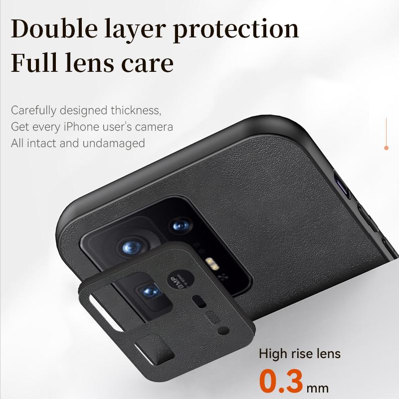 Per Xiaomi MIX 4 Custodia Morbida in Pelle di Pecora per Xiaomi MIX 3 Pro Copertura Opaca Protettiva per Obiettivo Fotocamera Paraurti Antiurto