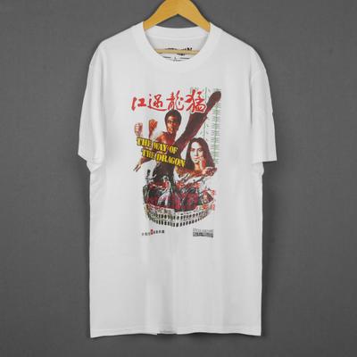 Der Weg des Drachen T-Shirt Film Faust des Zorns Enter the Dragon Fäuste des Ruhms Unisex Kleidung Kurzarm Baumwolle T-Shirt