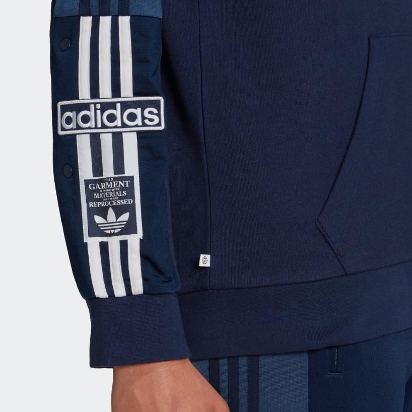 adidas Originals Men's Blue Hooded Sweatshirt HK7478