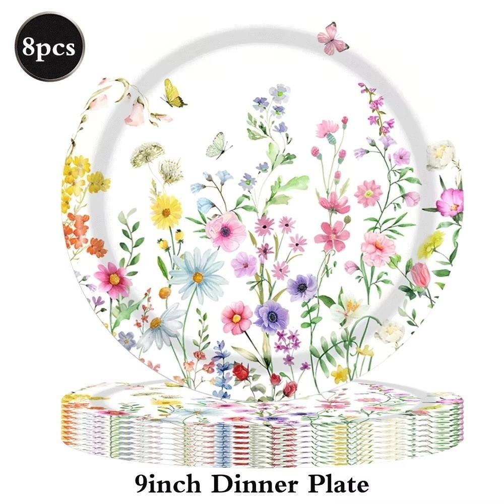 Banner Party Tableware Set Tablecloth Baby Shower Decor New Birthday Party Set  Outdoor Party