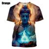 3D Buddha Shakyamuni Printing T Shirt For Men Round Neck Short Sleeve Kid Cool Buddhist Faith Tops T Shirts Harajuku Clothes Tee