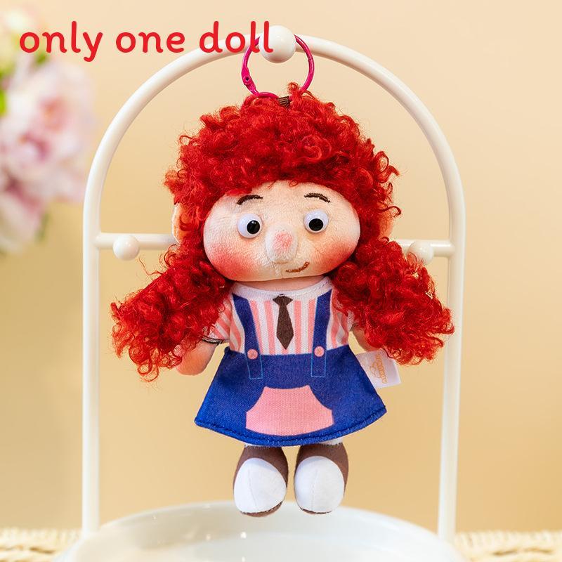 Plush Toy Keychain Hanging Charm With Messy Hair And Freckles For Teens Collectible Plush Gift