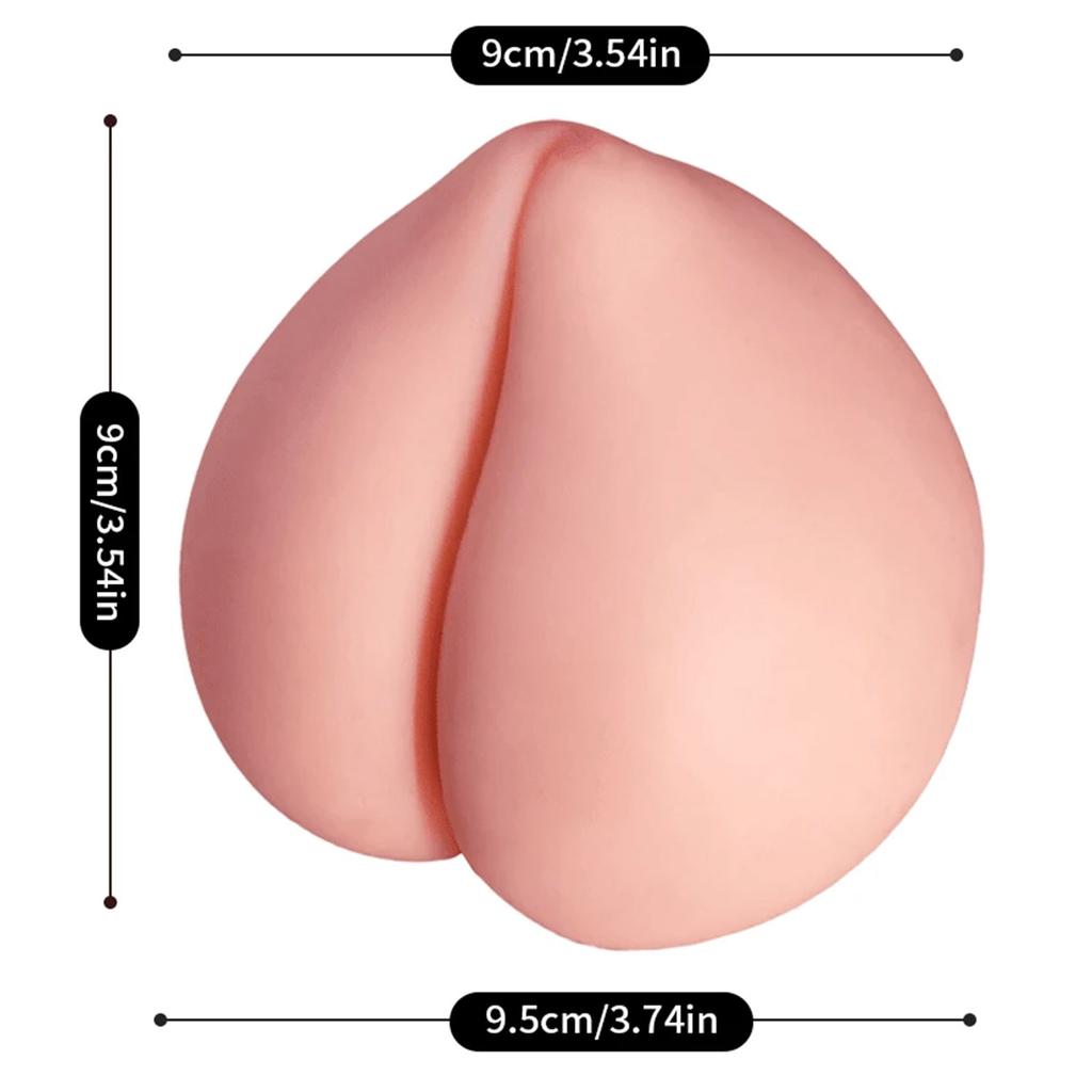 Brzoskwiniowy męski masturbator Analny kanał teksturowany przenośny silikonowy kubek do masturbacji cipki penis trener żołędzi zabawki erotyczne dla dorosłych