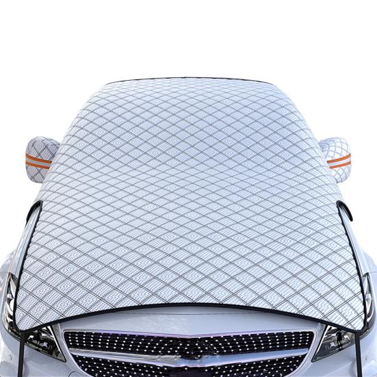Automobile Ice Shield Snow Cover Foldable Design Wear Resistant Easy Installation Anti-Freezing Winter Car Windshield