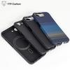 YTF Magnetic Case For iPhone 17e 16e Aramid Fiber Phone Case for Magnetic 17e Thin Luxury 16e  Cover Protective Kevlar Case