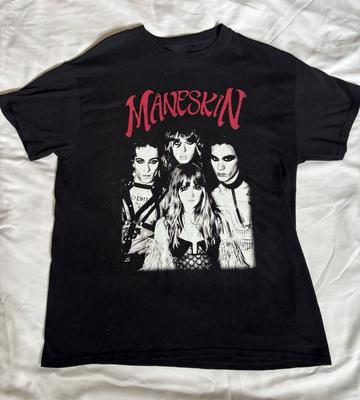 Maneskin Band 2022 Music Gift For Fan Black All Size T Shirt DM125 FREE SHIPPING